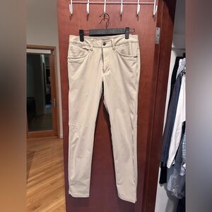 Beige Lululemon ABC Pants